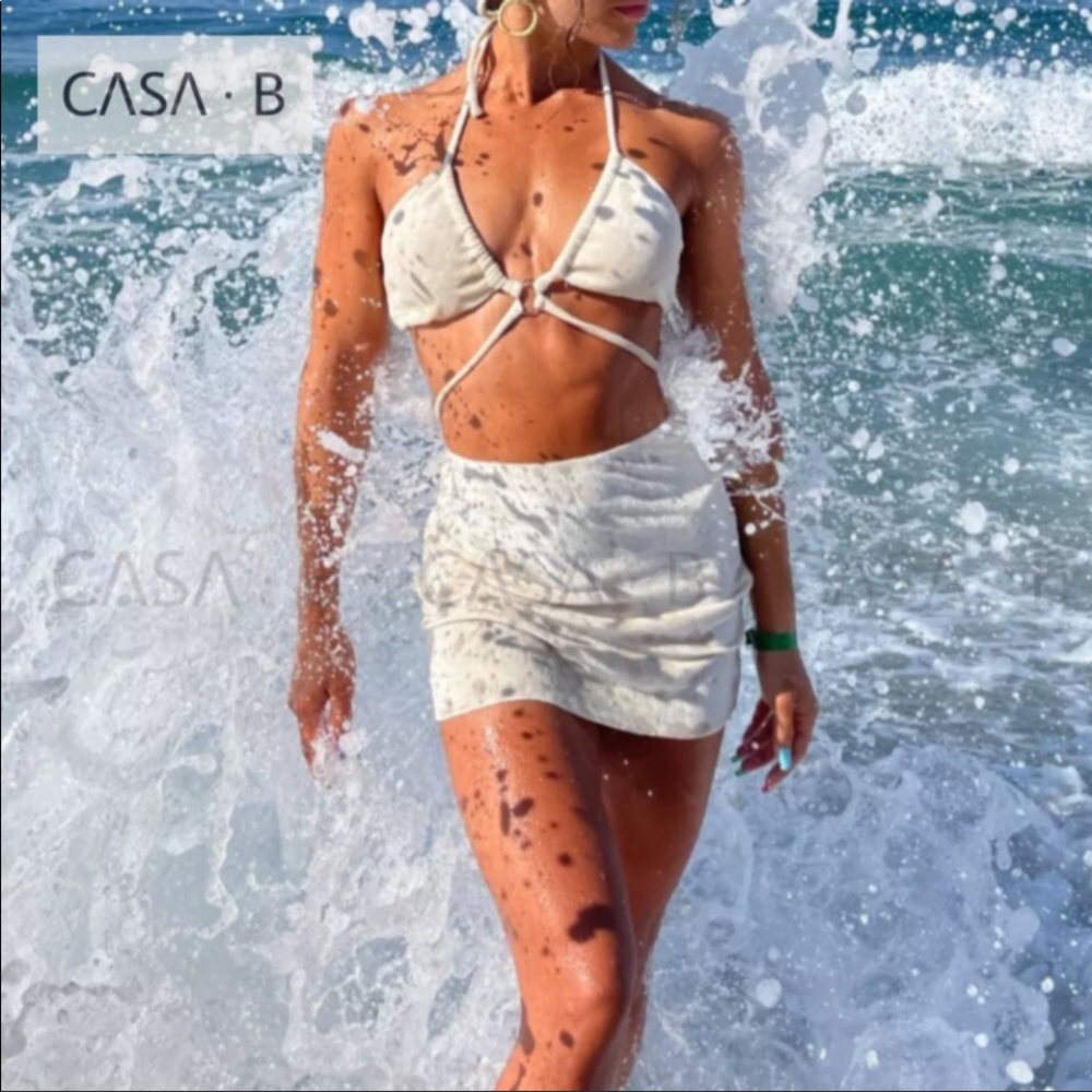 NEW to CASA B💫| Aurora Velvet Crush Multi-Way 3 Piece Bikini Set - Picture 10 of 15
